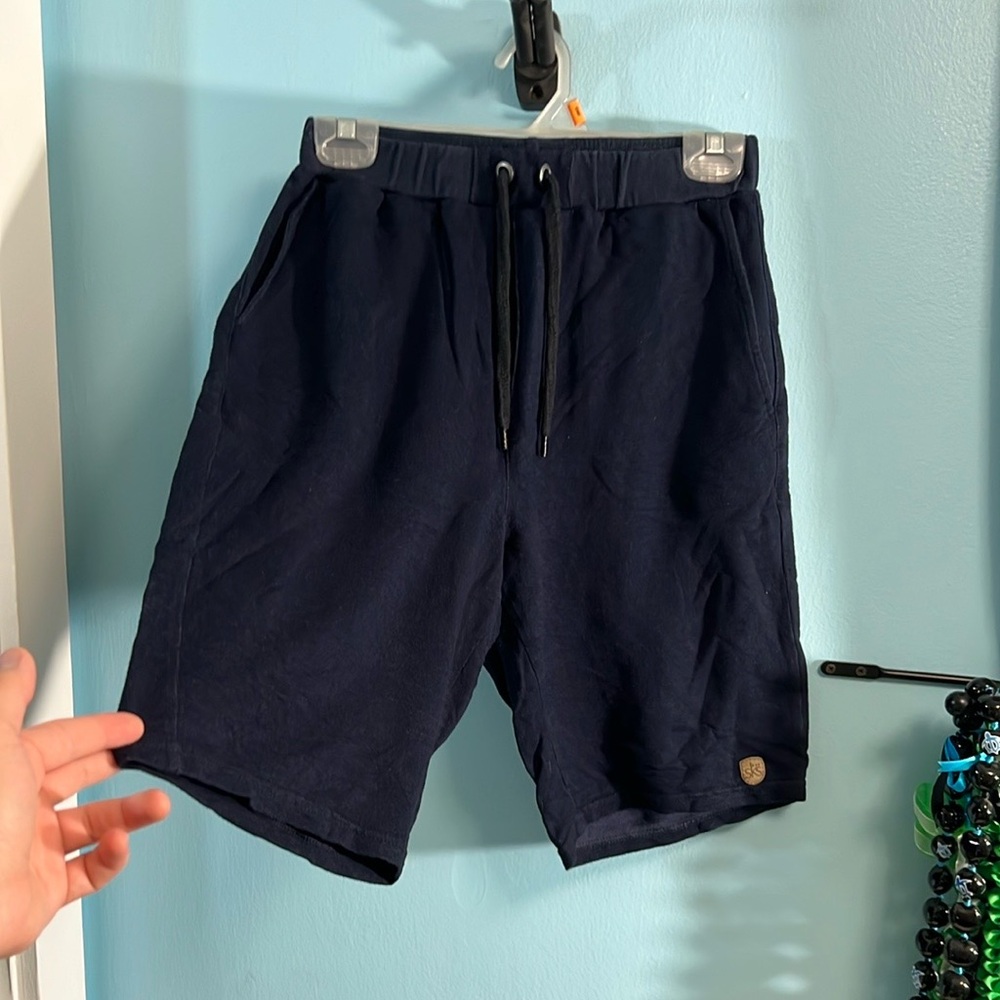 Navy Athletic Shorts for Men